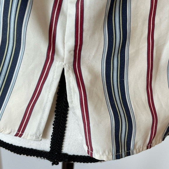 Tempted Los Angeles striped blouse in a size S sleeve detail flounce puff sleeve - Picture 8 of 11